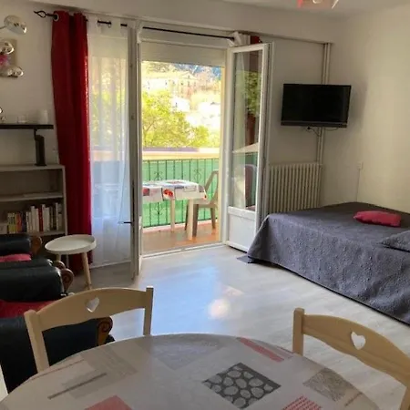 Apartament Ensoleille Avec Balcon, Parking Et Wifi - Proche Du Centre D'amelie-les-bains-palalda - Fr-1-703-6 Amélie-les-Bains-Palalda