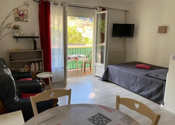 Apartman Ensoleille Avec Balcon, Parking Et Wifi - Proche Du Centre D'amelie-les-bains-palalda - Fr-1-703-6 Amélie-les-Bains-Palalda